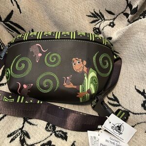 Loungefly Disney Encanto Bruno Brown and Green Belt Bag. New with tags.